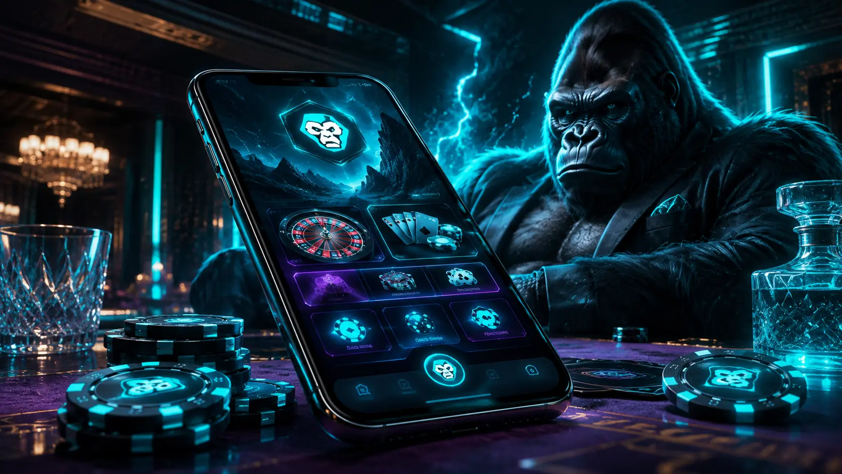 GambleGorilla mobile app for Android and iOS